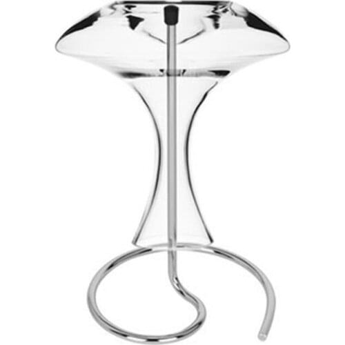 1 Pc Stainless Steel Wine Decanter Holder Drying Stand Plus Drying Rack Display Tool Restaurant Home Tableware Accessories