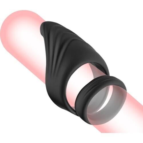 10 Frequency Vibration Male Cock Penis Ring Cock Ring For Scrotum Bind Delay Ejaculation Trainer Penis Ring Adult Product