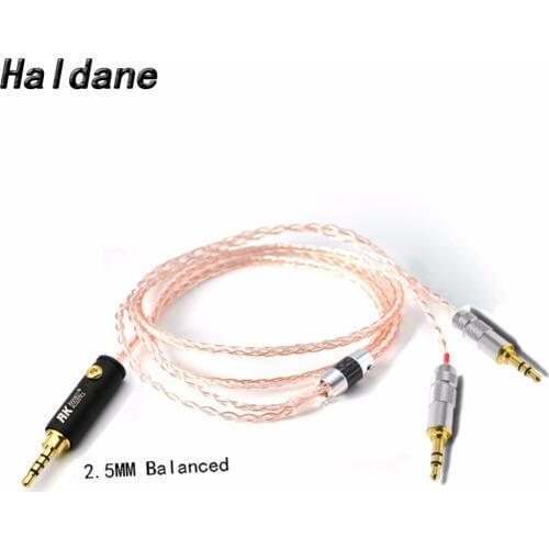 Free Shipping Haldane 2.5/3.5/4.4/6.35mm/4pin XLR Hand Made Hi-end 8 Cores Headphone Upgraded Cable for MDR-Z7 Z7M2 MDR-Z1R