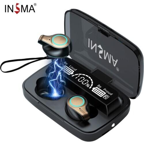 Bluetooth 5.1 Wireless Headphones with Mic Sports Waterproof TWS Bluetooth Earphones Touch Control Wireless Headsets Earbuds