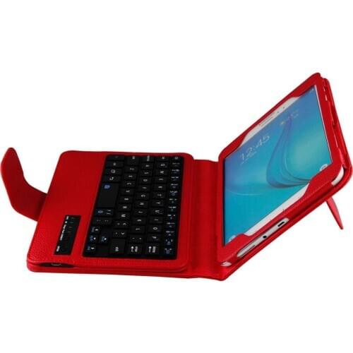 Bluetooth Keyboard case For SAMSUNG Galaxy Tab A 8'' T350 Tab A 8.0 T355 Wireless Keyboard Black holder stand Tablet case cover
