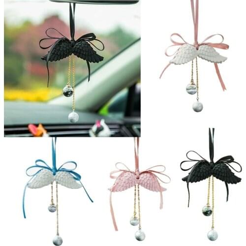 Colored Ribbon Decorative Hanging Ornaments Vehicle Rear View Mirror Pendants Home Decor for Creative Birthday Gifts