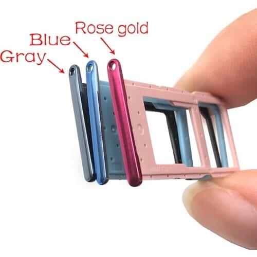 New SIM Card Tray Slot Holder Adapter Accessories For Huawei P Smart 2019 / honor 10 lite Replacement Parts
