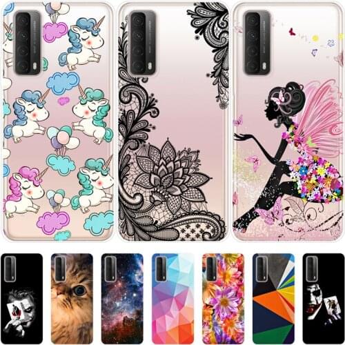 For Huawei P Smart 2021 Case Huawei PSmart 2021 Cover Silicone Soft Cover Phone Case For Huawei P Smart 2021 Peppa-L21B Case