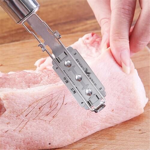 Fast cut hair tool Animal Rapid dehairy Cowhide beef mutton blade Pincer Tweezers Knife Hair Remover Puller knife Clean Tong