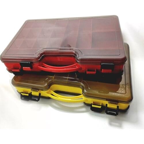 Muiti-compartments Fishing Tackle Box Bait Lure Hook Storage Box Fishing Accessories Plastic Convenient Storage Case