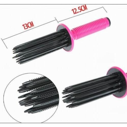 Hair care airy curl styler of fashion curl modelling comb bumpits as curly hair comb for hairdresser styling tool in hair salon