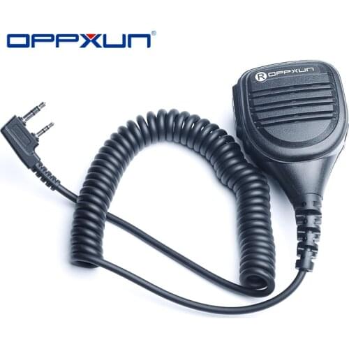 PTT Handheld Microphone Speaker Mic for Baofeng UV5r UV-5R UV-82 BF-888S GT-3TP Kenwood TK-3107 HYT Walkie Talkie Two Way Radio