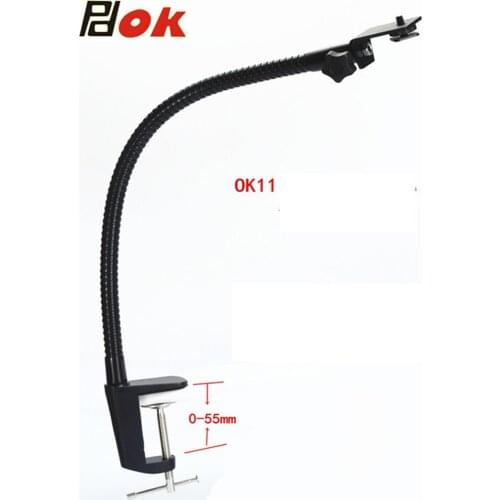 OK11 Gooseneck mount Stand Adjustable Flexible Clamp Clip Arm Neck for Industrial Camera Accessory