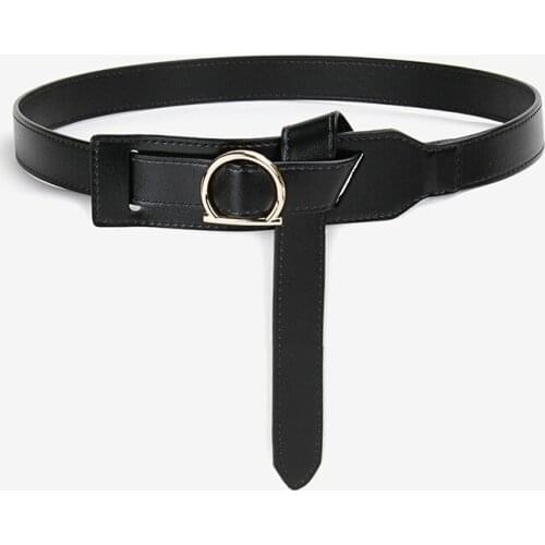 2021 new ladies belt free punching fashion trend accessories versatile multi-color belt trousers belt simple with coat SP1484