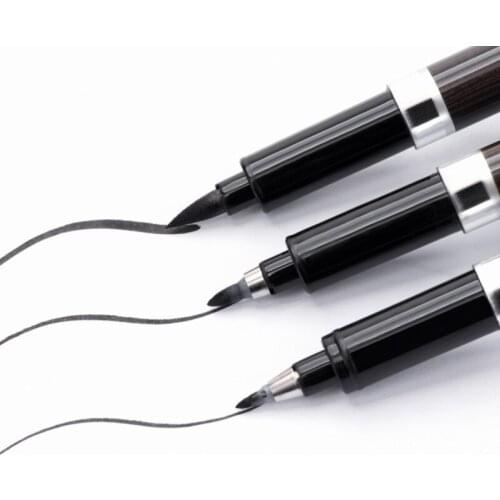S M L Multifunction Brush Pen Calligraphy Pen Markers Art Writing Office School Supplies Stationery Student