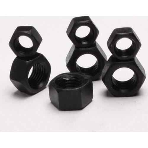 50PCS 8.8 Grade Hex Nuts Surface: Black M2.5 GB6170