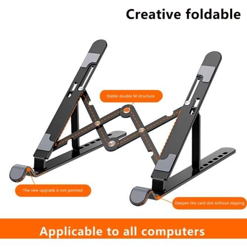 Foldable Laptop Stand Aluminium Notebook Stand Portable Laptop Holder Tablet Stand Computer Support For MacBook Air Pro Ipad