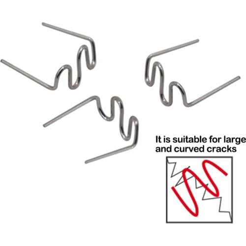 Staples For Hot Stapler Plastic Repair Wave Staples Bumper Bodywork Repairs 0.8mm S Wave Staples