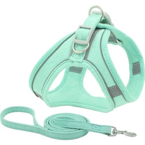 Pet Dog Chest Strap Harness Reflective Breathable Dog Leash Small Dog Puppy Vest Style Cat Chest Harness Vest For Pet Dog