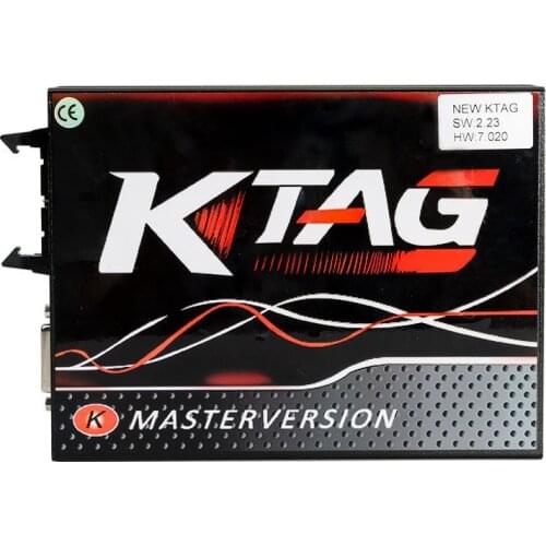 High quality V2.23 EU Online Version FW 7.020 Red PCB board V7.020 auto diagnostic tool Support BDM Function ECU PROGRAMMER