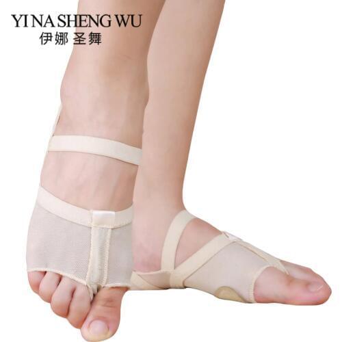 Heel Protector Professional Ballet Dance Socks 1 Pair Belly Dance Practice Foot Thong Pads Dance Accessories Toe Pads Nude Black