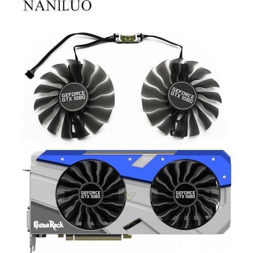 95 мм GTX 1080 кулер вентилятор ForPalit EMTek GTX1080 GameRock Premium Edition графическая карта FD10015H12S GAA8S2U Охлаждающи