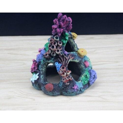Fish Tank Aquarium Accessories Decorative Resin Rockery Coral Aquarium Beautification Fish Tank Landscape Decoration Crafts