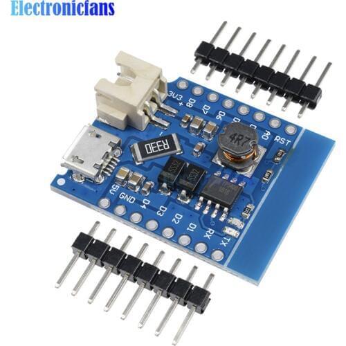 For WeMos D1 Mini Battery Shield Lithium Battery Charging Boost With LED Light Module Mini Micro USB Interface For WeMos D1 Mini