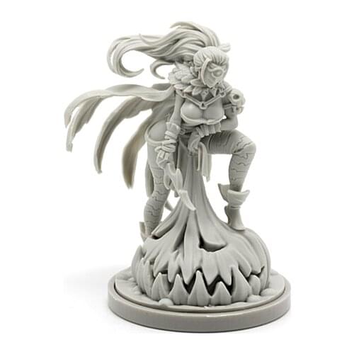 30mm KD Resin Figures Model kits Beauty Soldier Goddess Series Unassambled Unpainted 476