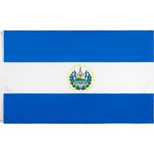 Flaglink 3x5fts 90*150cm SV SLV El Salvador flag