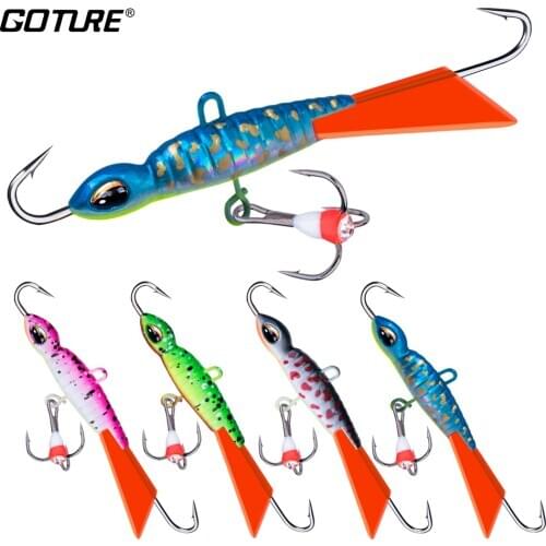 Goture Fishing Balancers Winter Ice Fishing Lure 7.8cm 16g Wobblers for Pike Perch Trout Winter Ice Jigging Bait Fishing Tackles