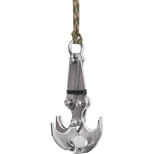 Outdoor Climbing Camping Tools Gravity Hook Stainless Steel Folding Survival Tool Flying Tiger Claw Rope Hook With Magnetic Edc