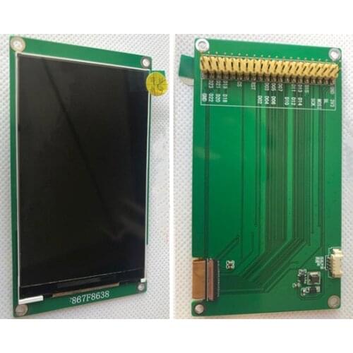 IPS 3.7 inch 45PIN HD TFT LCD Color Screen (Board/No Board) NT35582 Drive IC 800*480 RGB666