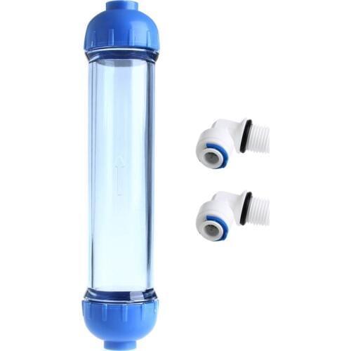 Water Filter Housing DIY Fill T33 Shell Filter Tube Transparent Reverse Osmosis Newest G8TC