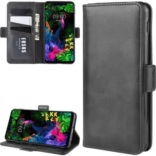 Case For LG G8S ThinQ Leather Wallet Flip Cover Vintage Magnet Phone Case For LG G8S ThinQ Coque