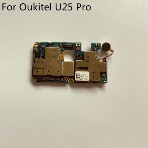 Oukitel U25 Pro Used Mainboard 4G RAM+64G ROM Motherboard For Oukitel U25 Pro MT6750T 5.5'' Smartphone Free Shipping