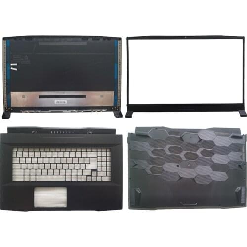 New For MSI GF76 MS-17L1 Rear Lid TOP Case Laptop LCD Back Cover /LCD Front Bezel Cover/Palmrest Upper Cover/Bottom Base Case