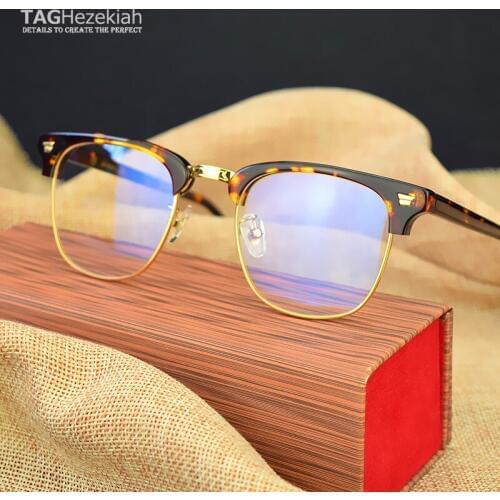 2019 Vintage optical glasses brand Myopia reading Glasses Frame Men / Women Retro Eyeglasses frame oculos de grau Anti-blue ligh