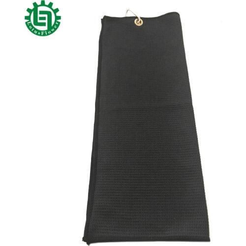 PJ7071 40 * 50cm golf towel thickened cotton comfort sports fitness towel with a heart-shaped hook towel