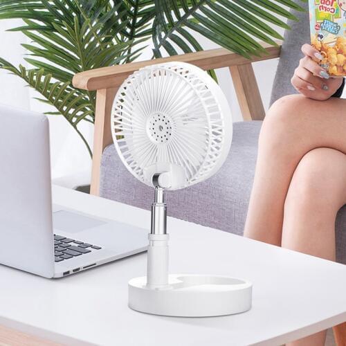 Remote Control Protable Folding Fan Electric Portable Hold Small Fans Small Household Electrical Desktop Electric Fan