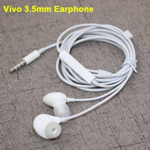 3.5mm Wired Control Smartphone Earphone Hi-Fi Sound Sports Music In-Ear Headsets For Vivo X9plus X20 X21 X23 Nex Samsung Xiaomi