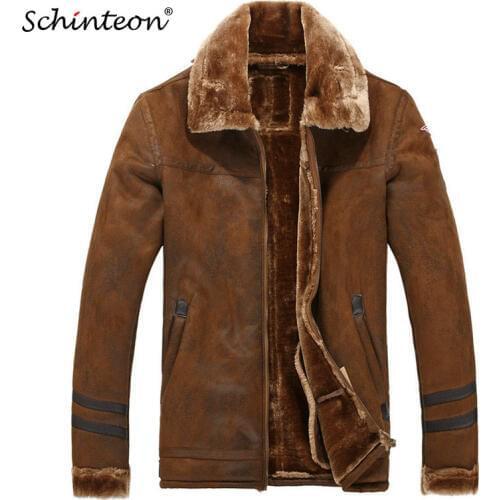 Мужские куртки из овчины Schinteon China At AliExpress