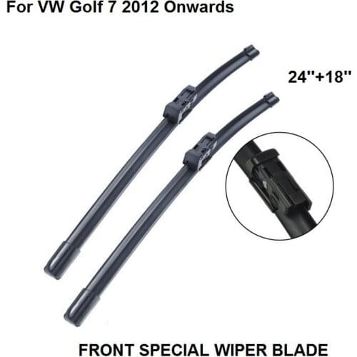 Wiper Blade For VW Golf 7 2012 Onwards 24''+18'' High Quality Iso9000 Natural Rubber Clean Front Windshield