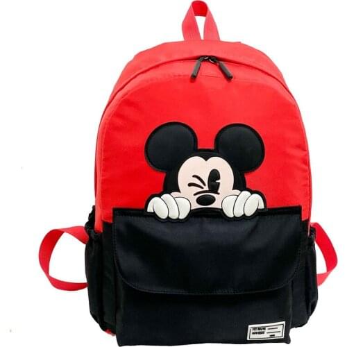 2021 Disney Mickey Schoolbag Girl Backpack Childrens Fashion School Backpack Boys Student Backpack