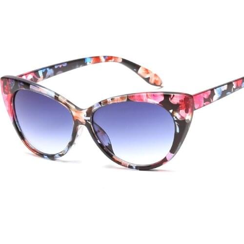 New Small Classic Women Sunglasses Female Vintage Luxury Plastic Brand Designer Cat Eye Sun Glasses UV400 Fashion