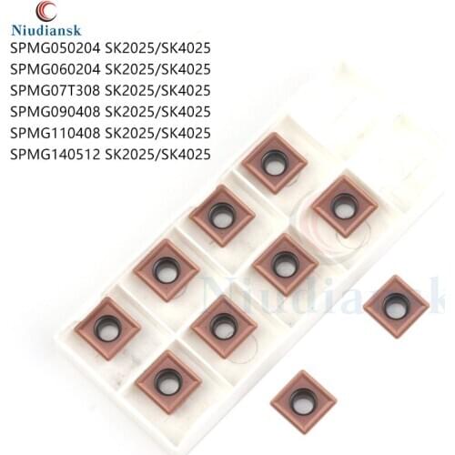 SPMG050204 SPMG060204 SPMG07T308 SPMG090408 SPMG110408 SPMG140512 SK2025 SK4025 Carbide Inserts CNC Lathe Tools Milling Cutter