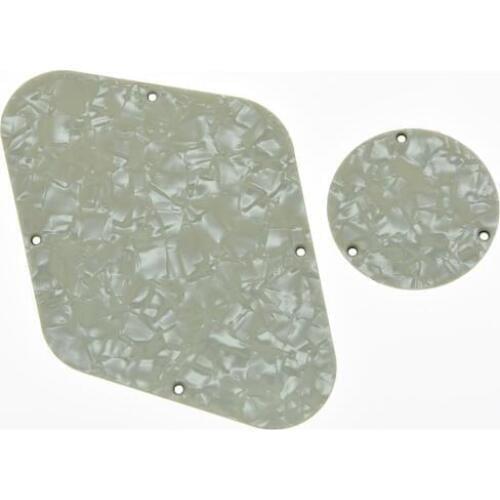 KAISH LP Rear Control Switch Plate Cavity Cover FITS For Gibson Aged Pearl