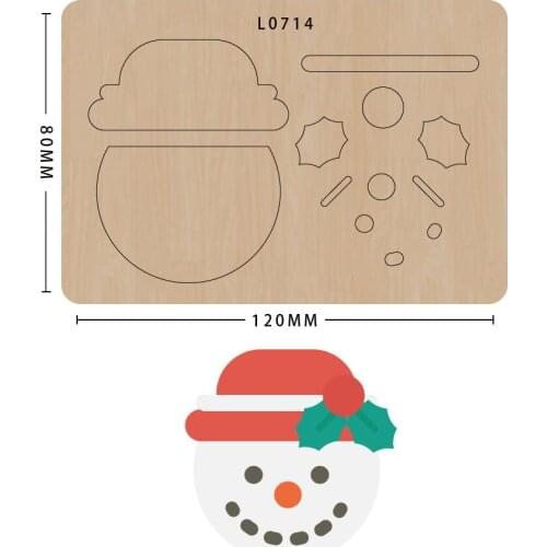 Scrapbooking Cutting Die Leather Tools Diy Santa Claus Knife Molds Making Decor Supplies Dies Templat Suitable For Big Shot