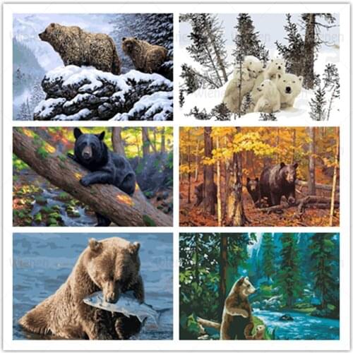 Картины по номерам на холсте Wienen China At AliExpress