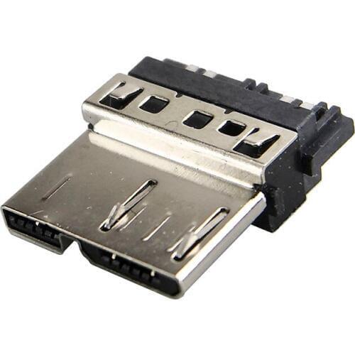 10 pcs/lot USB3.0 Male V8 Connectors Micro USB Connector Jack Tail Plug Sockect Terminals