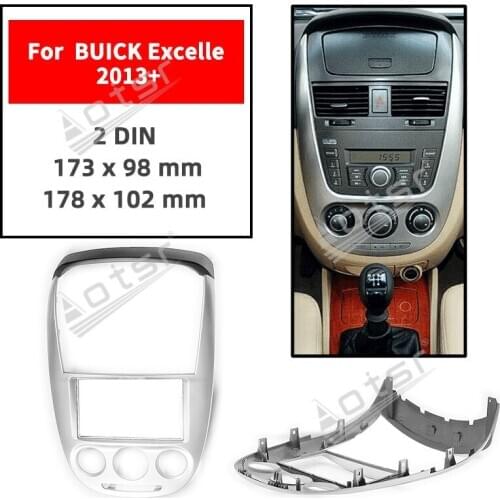 11-486 Top Quality Radio Fascia for BUICK Excelle 2008+ (China ver.) Stereo Fascia Dash CD Trim Installation Kit