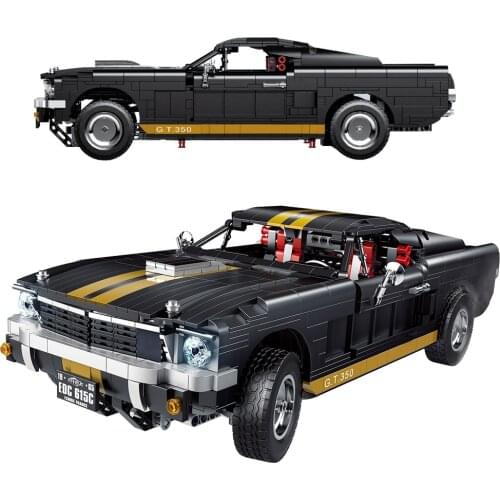 Vehicle Building Blocks 1817Pcs City Mustanged Super Racing Sports Technical Speed Racer Muscle Car Bricks for Kids Toys Gifts