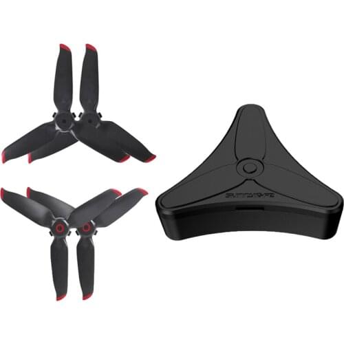 4pcs FPV Propellers + Propeller storage box anti-collision dust-proof portable case for DJI FPV drone accessories