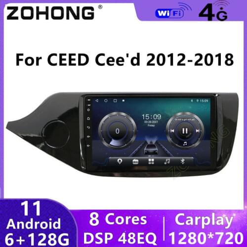 4+64Gb DSP IPS Octa 8 core android 10 autoradio car GPS for Kia Cee'd CEDE JD car multimedia DVD player navigation radio stereo